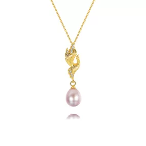 Phoenix add a Pearl Necklace for Woman with s925 Chain