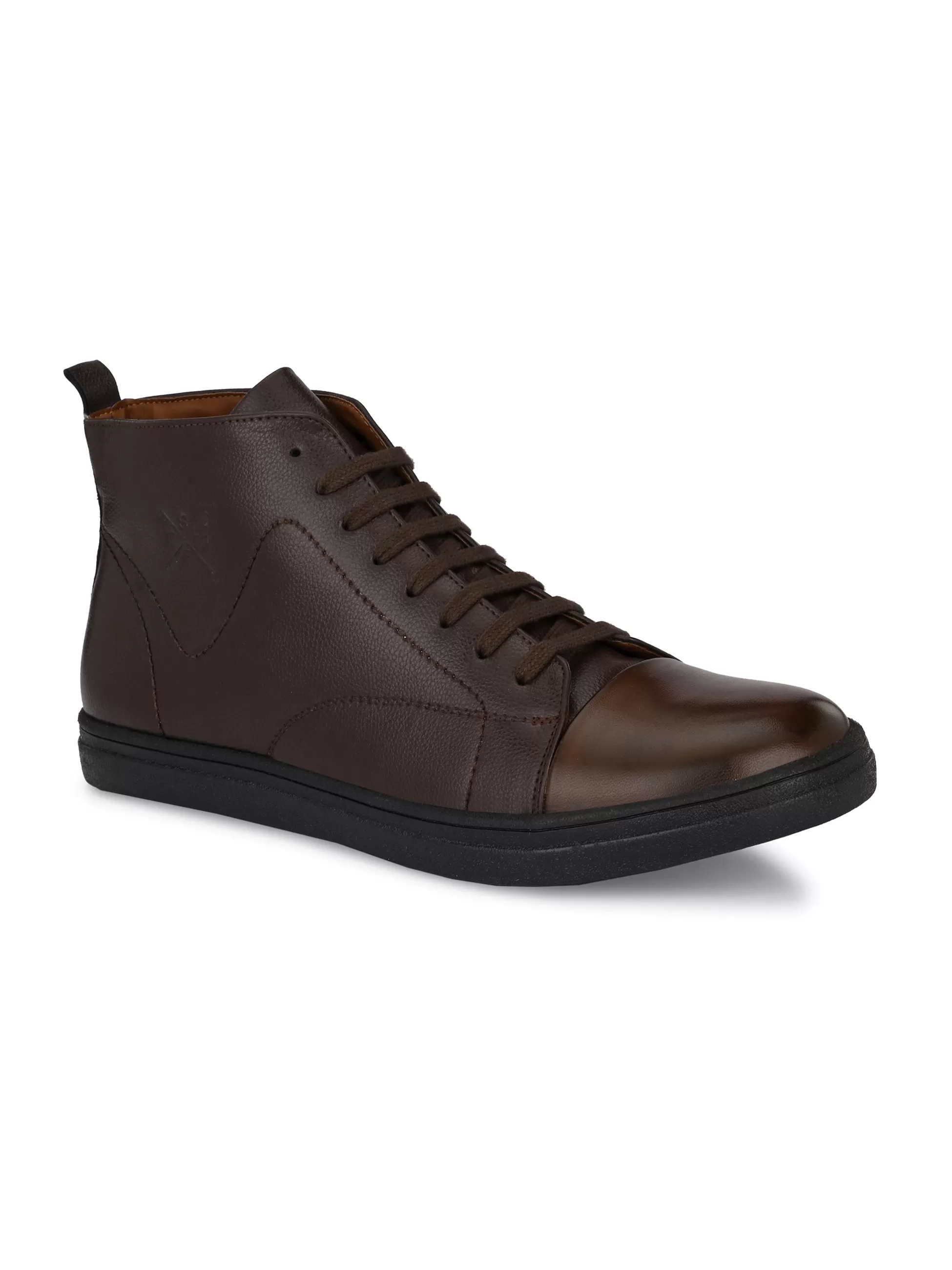 Phoenix Brown Mid-Ankle Sneakers