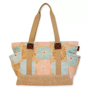 Phoenix Canvas Flower Tote