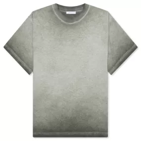 Phoenix Oil Wash Cropped Tee - Olive