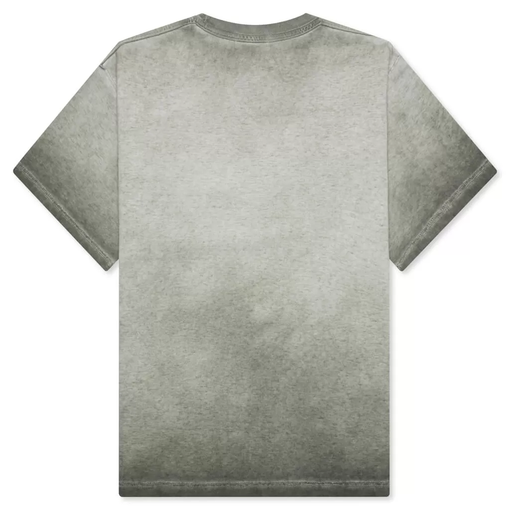 Phoenix Oil Wash Cropped Tee - Olive