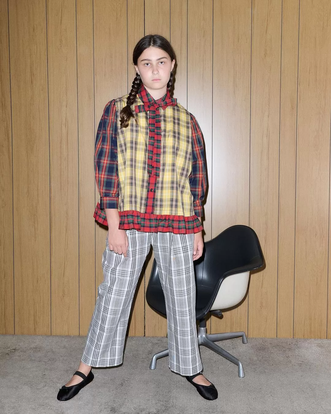 Plaid Trouser