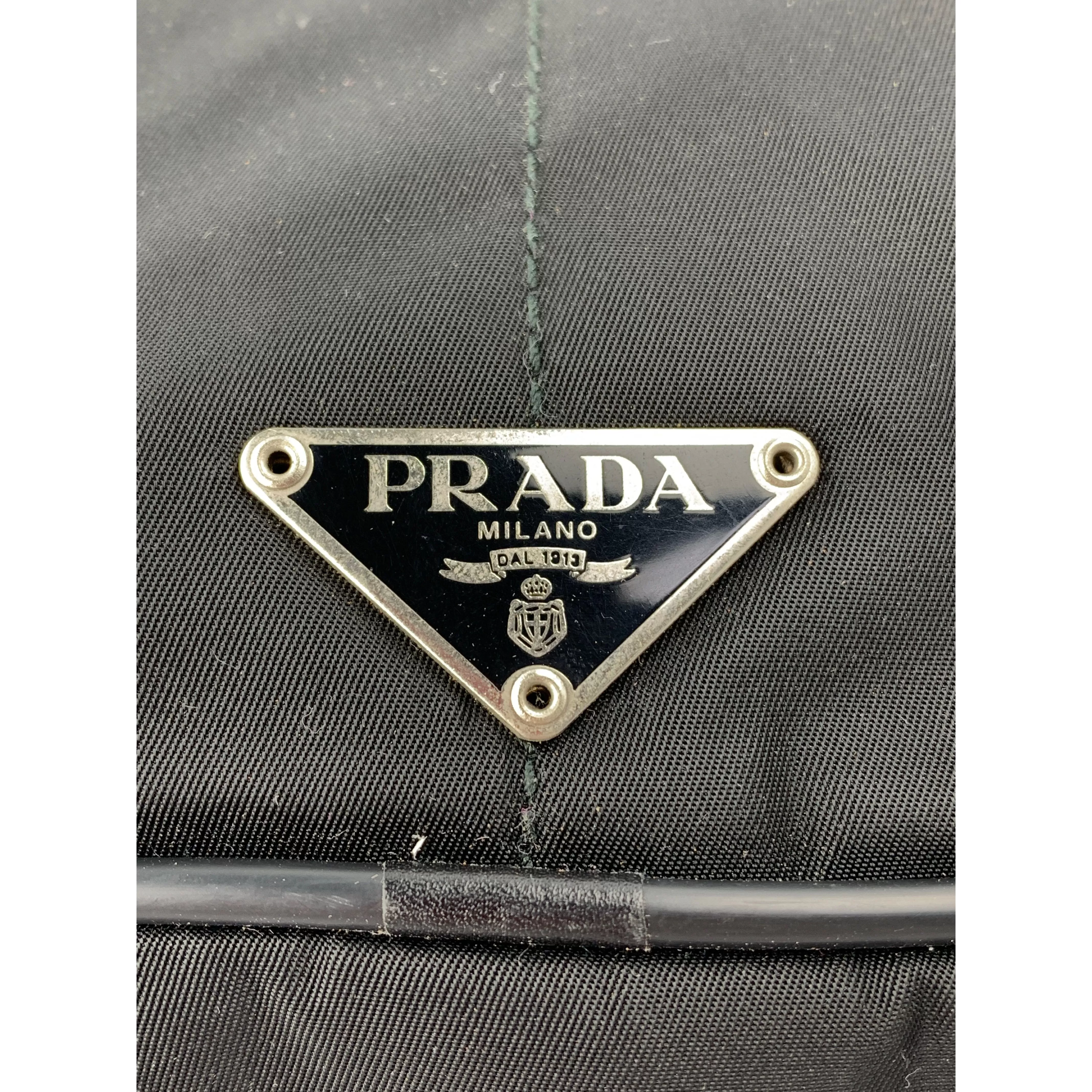 #PRADA/Attache Case/BLK/Nylon