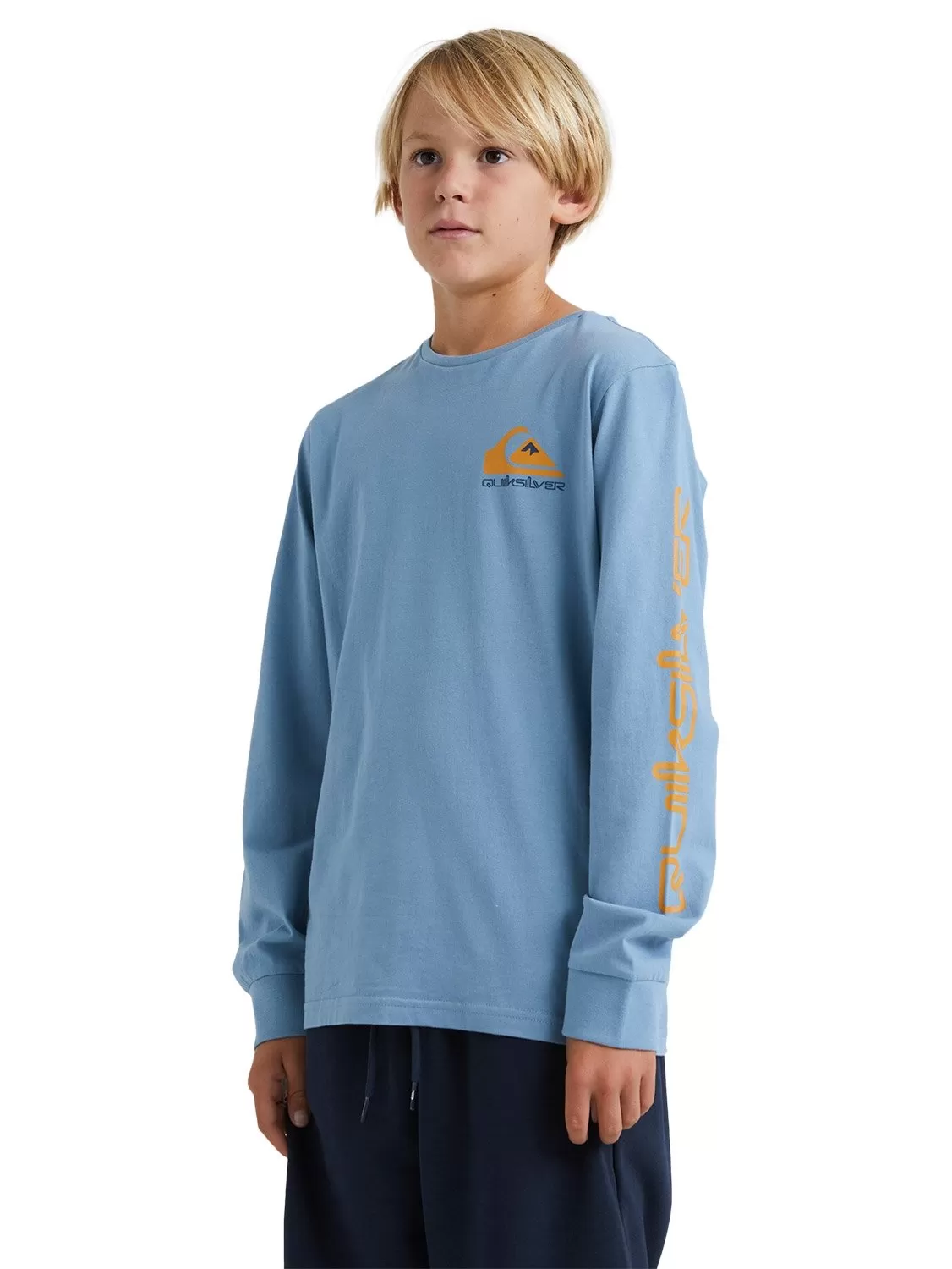 Quiksilver Boys Omni Logo Long Sleeve T-Shirt