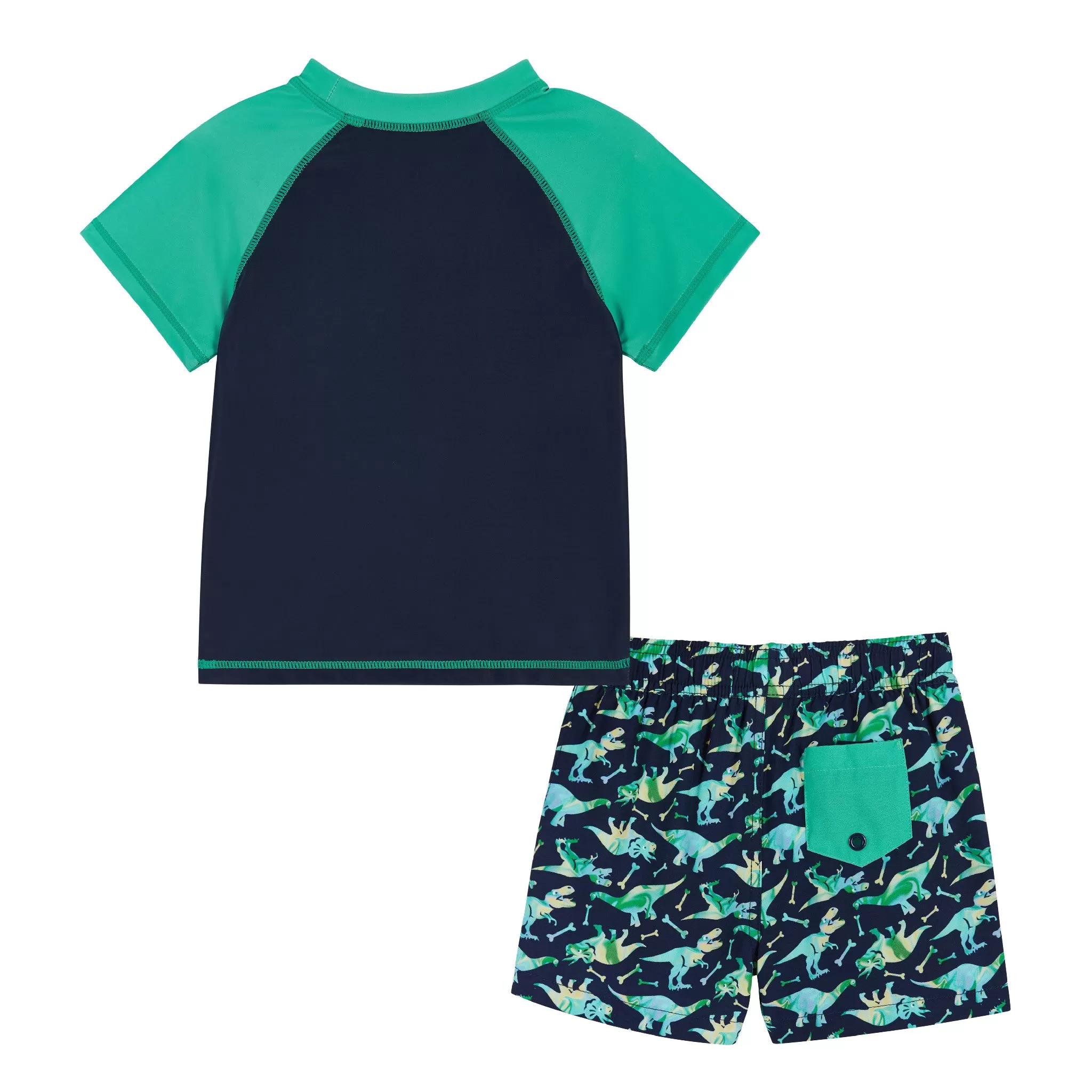 Raglan Rashguard and Boardshort | Dinosaur Graphic