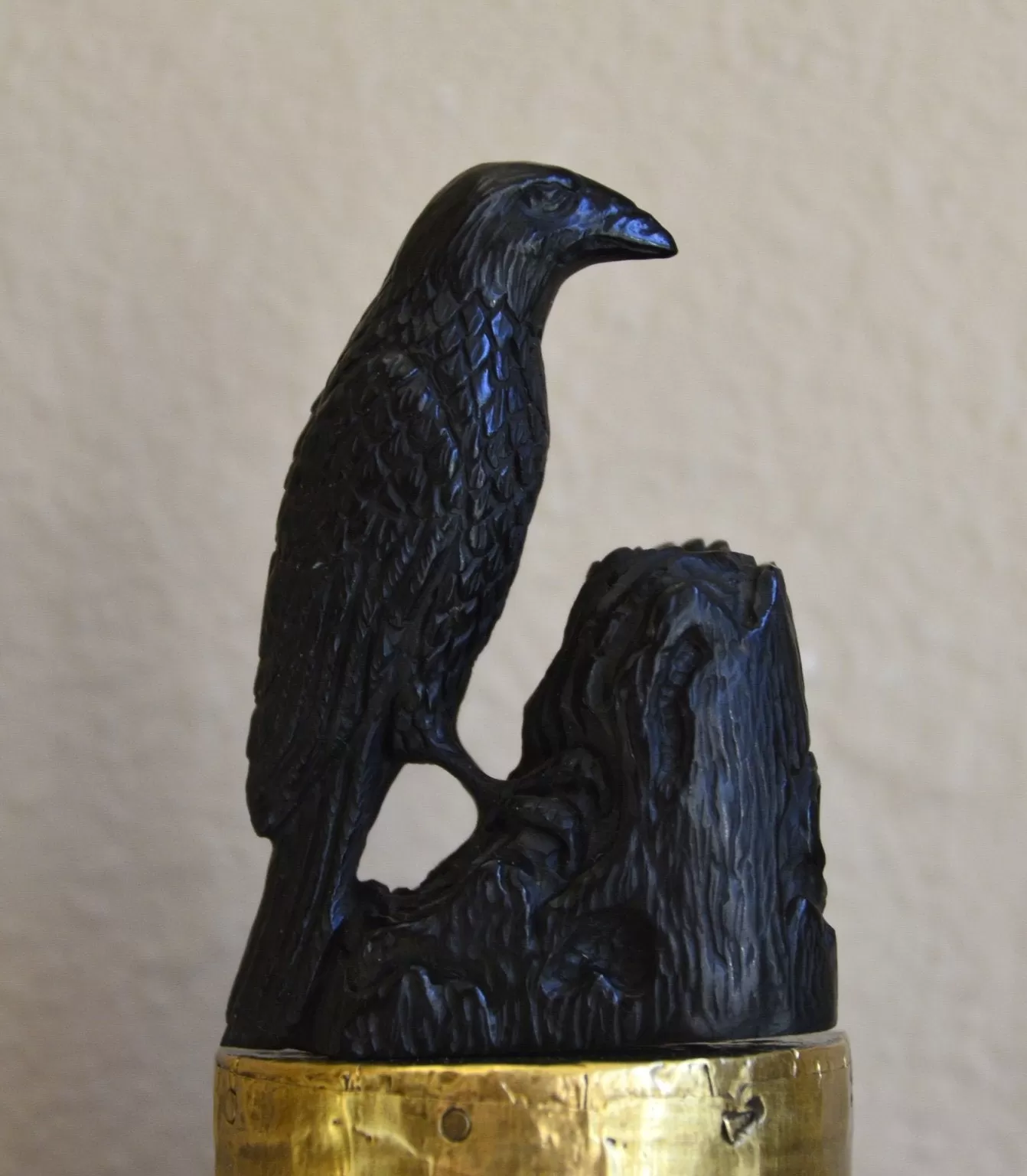 Raven Carving, Fossil Coal