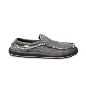 Sanuk Chiba Black Loafers - Men's