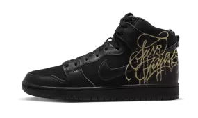 SB Dunk High FAUST Black Gold