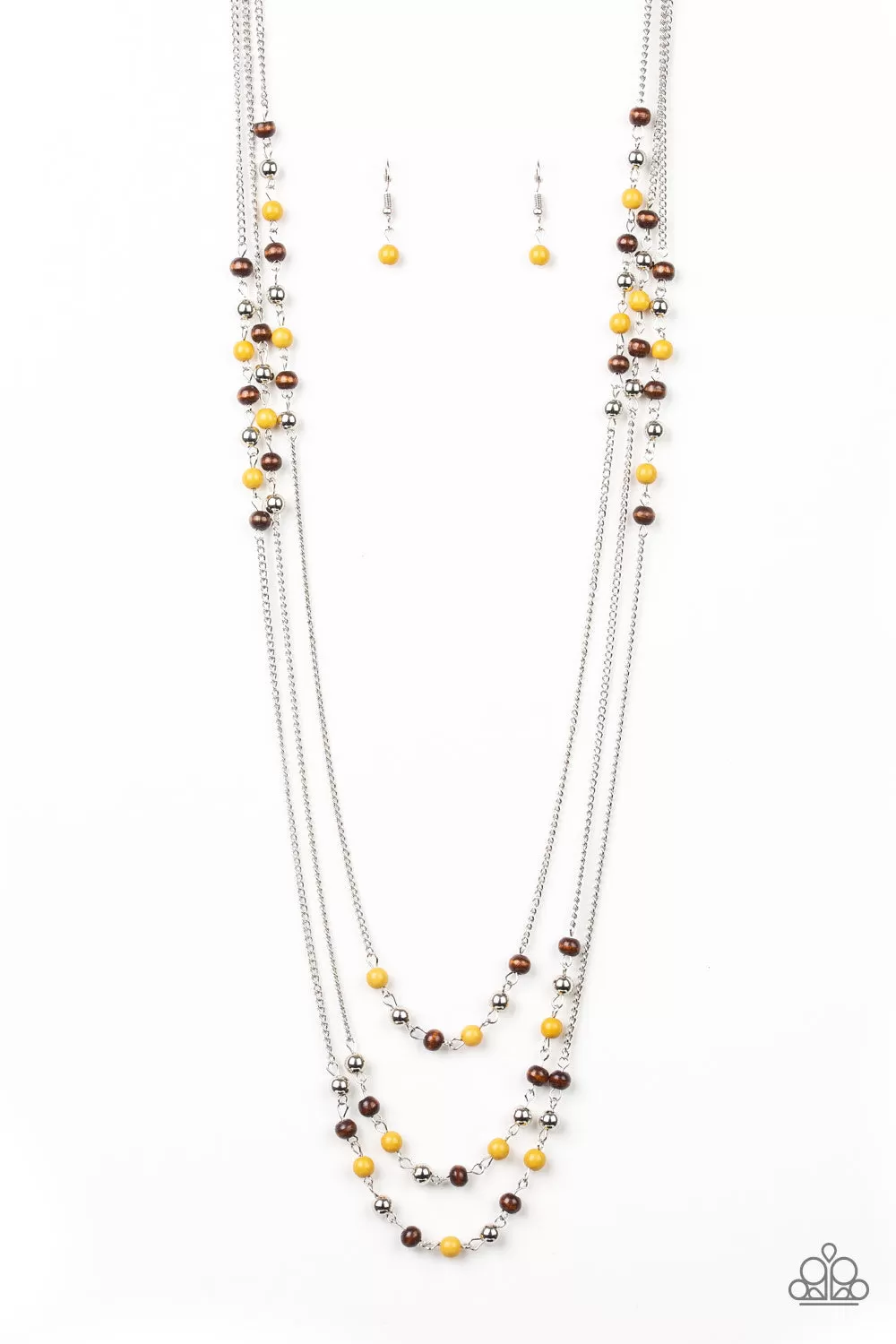 Seasonal Sensation Yellow Necklace Set