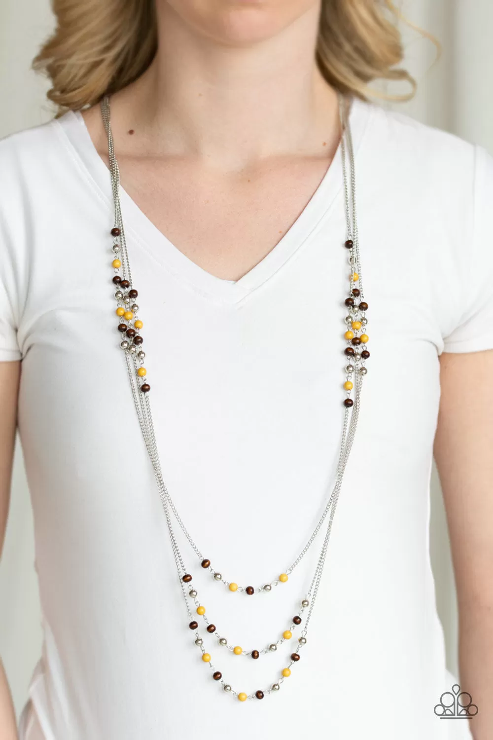 Seasonal Sensation Yellow Necklace Set