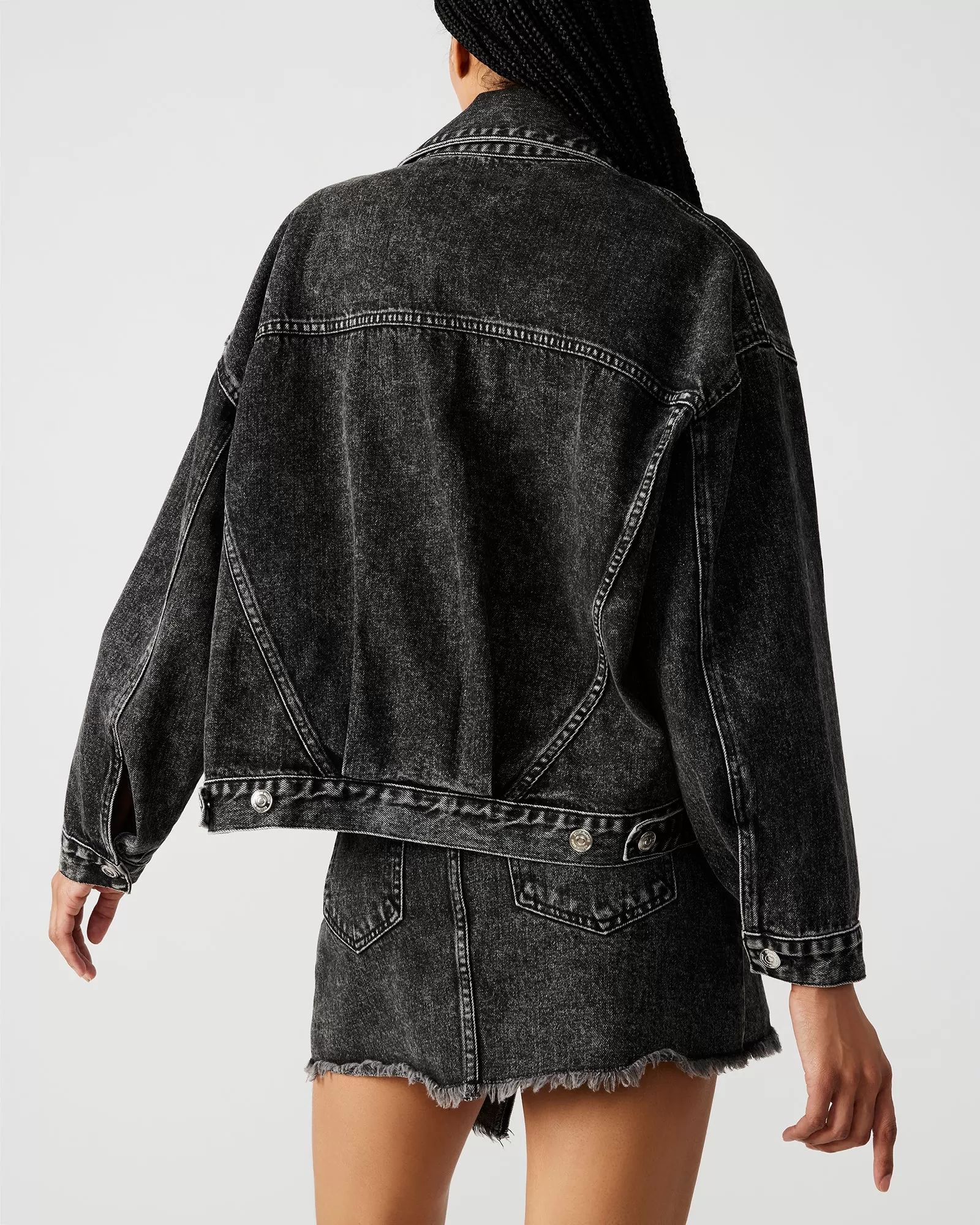 SIENNA DENIM JACKET BLACK