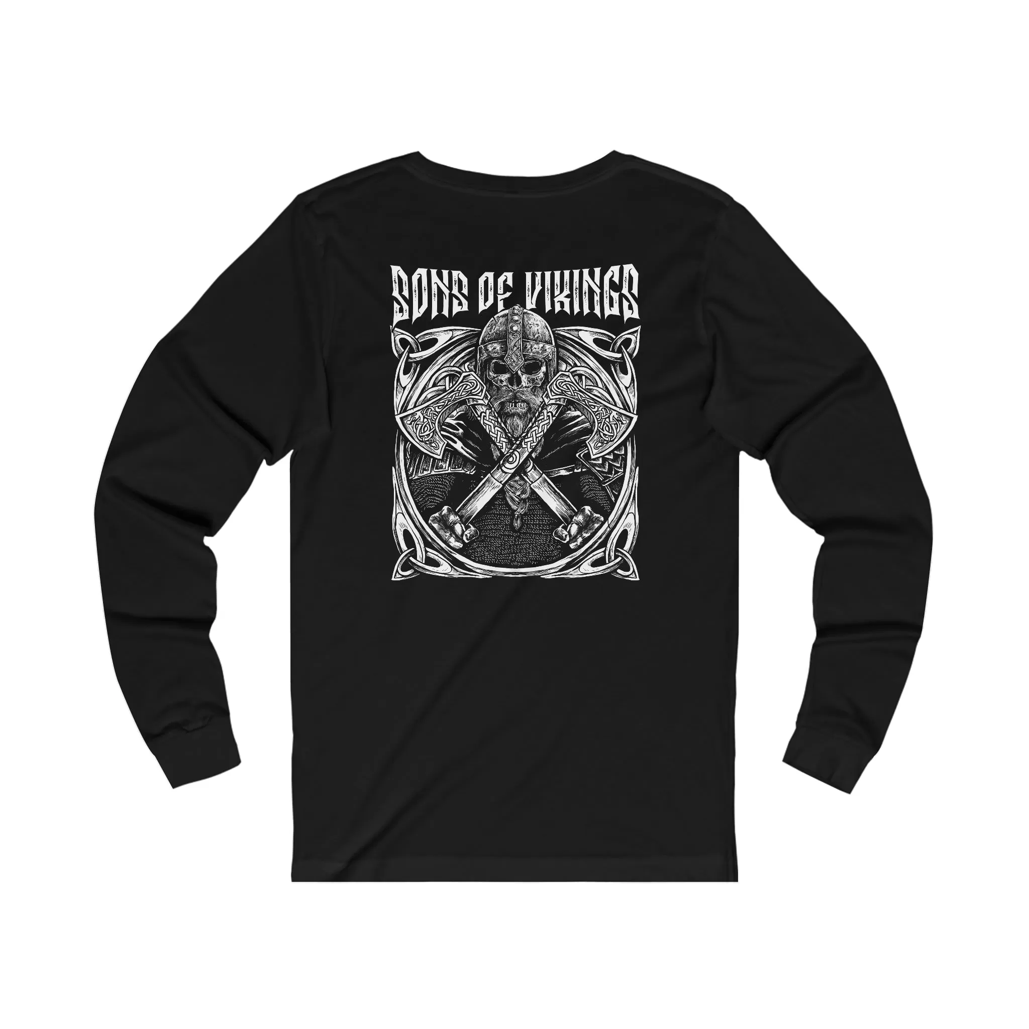 Skull and Axes Long Sleeve Shirt