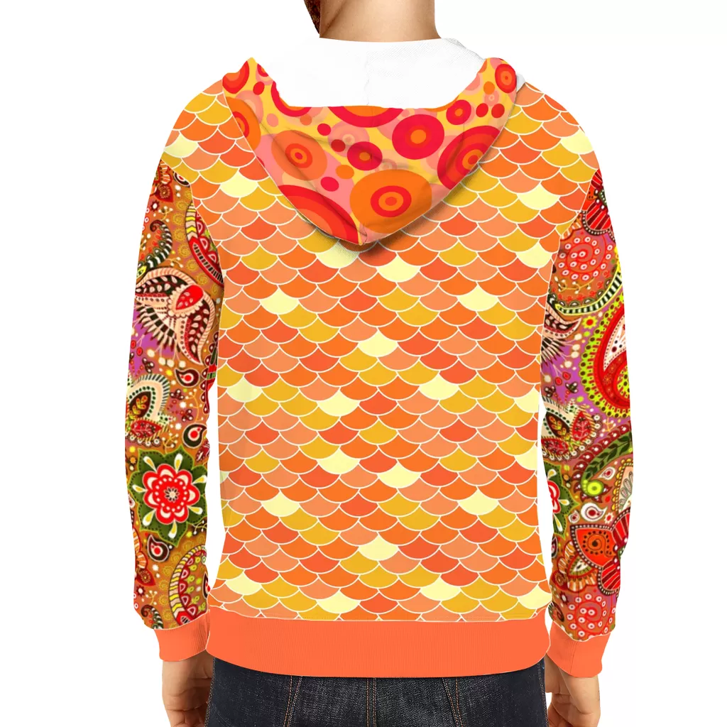 Tangerine Kiss Unisex Pullover Hoody