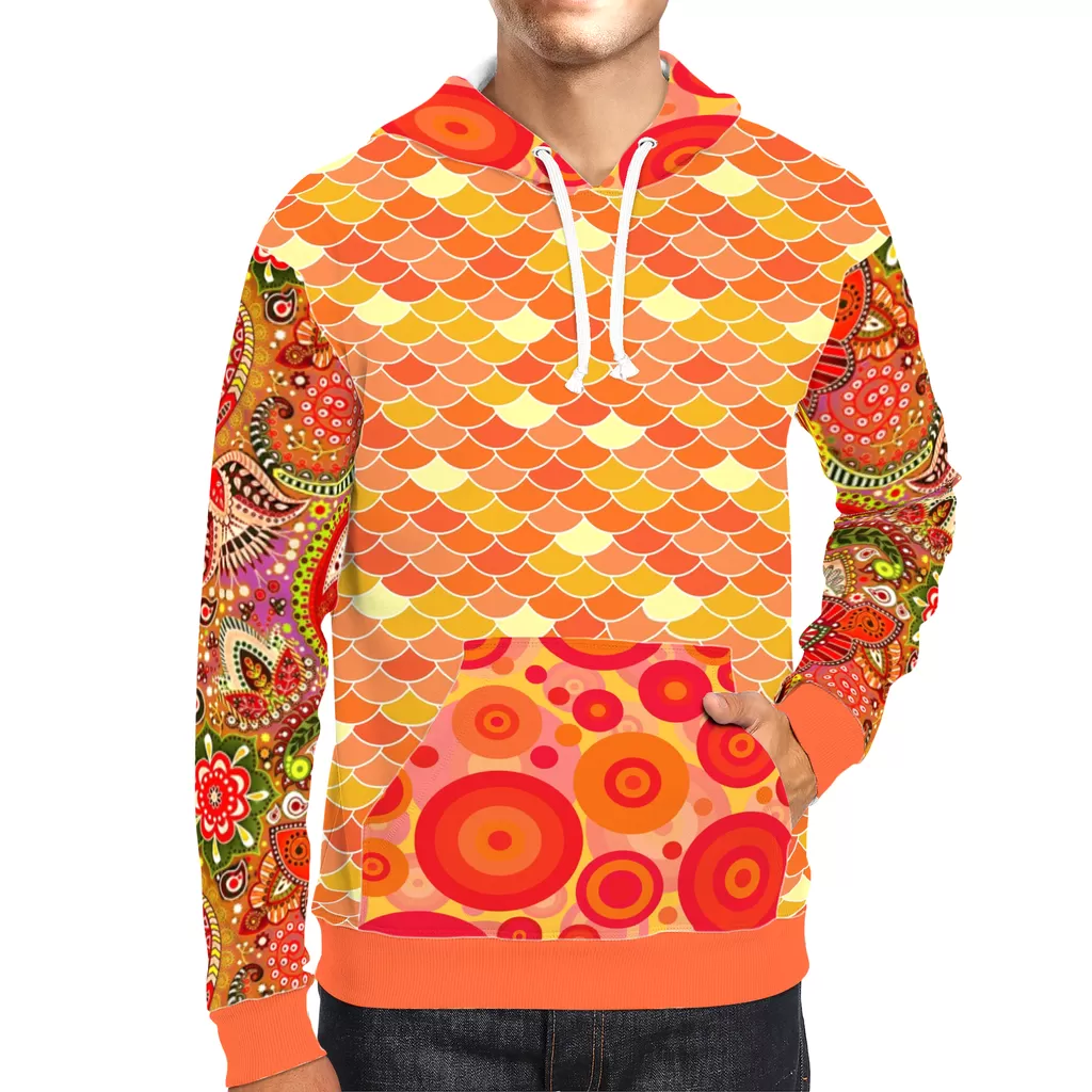 Tangerine Kiss Unisex Pullover Hoody