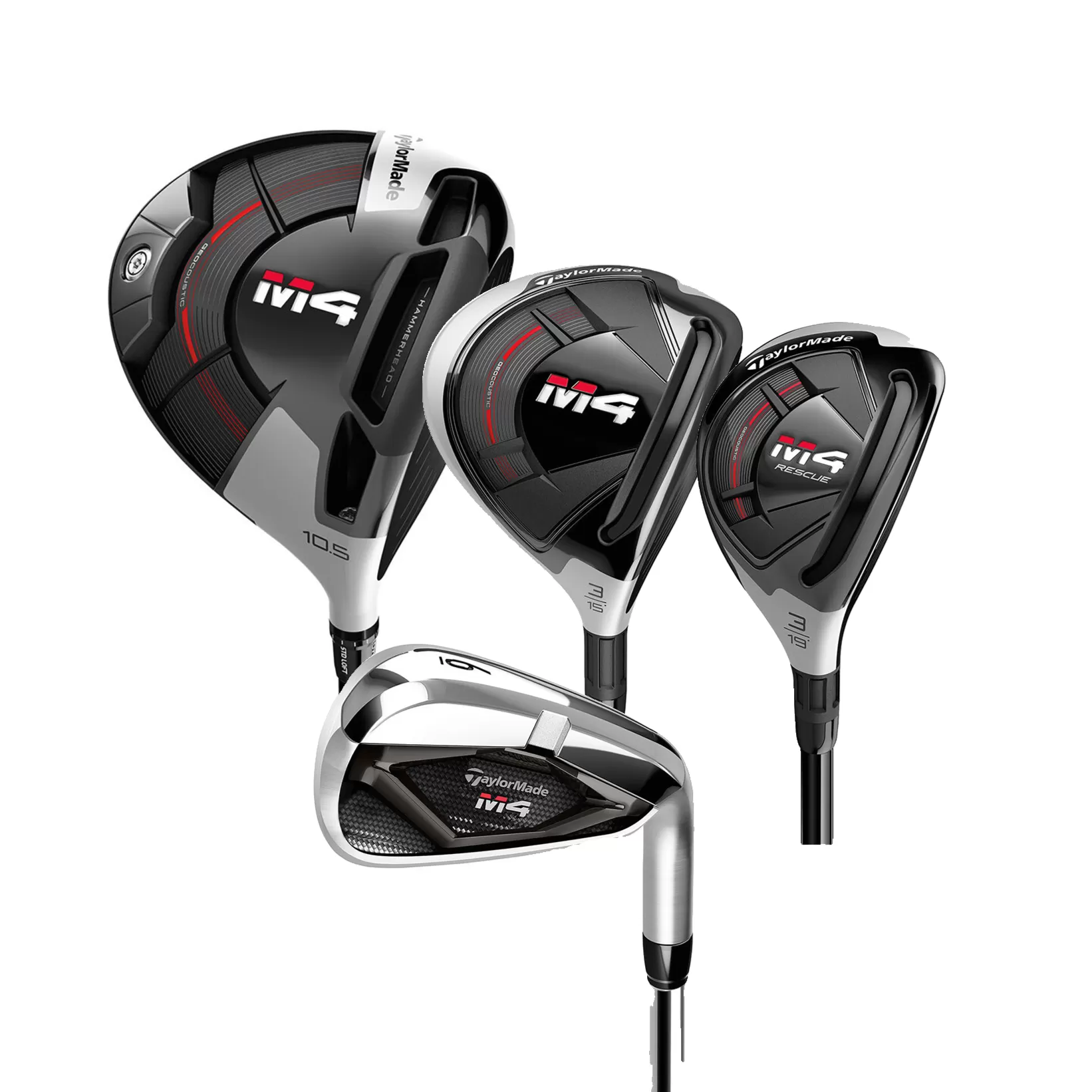 TaylorMade M4 Package 11 Piece Steel Set mens RH 2021