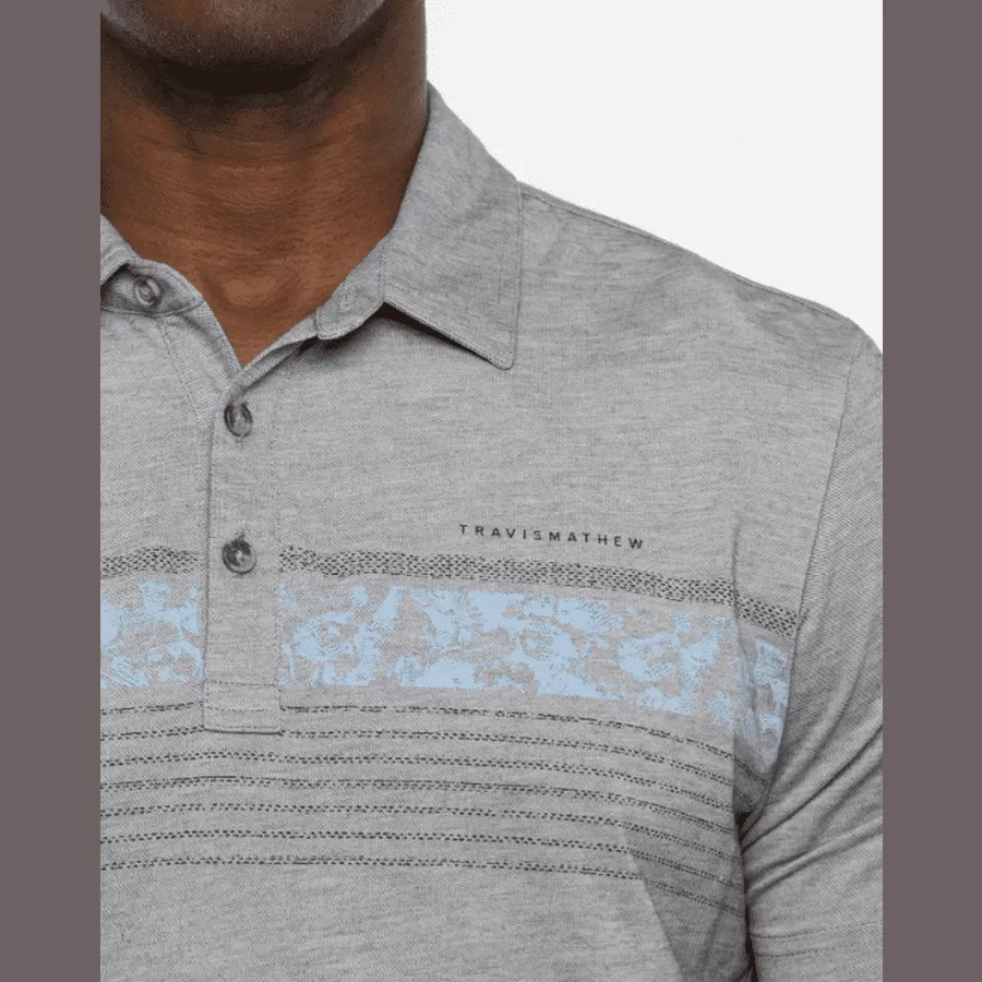 Travis Mathew Underwater Museum Polo - Grey