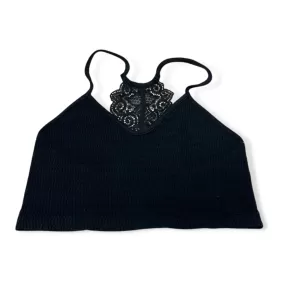 V-Neck Bralette With Lace- Girls