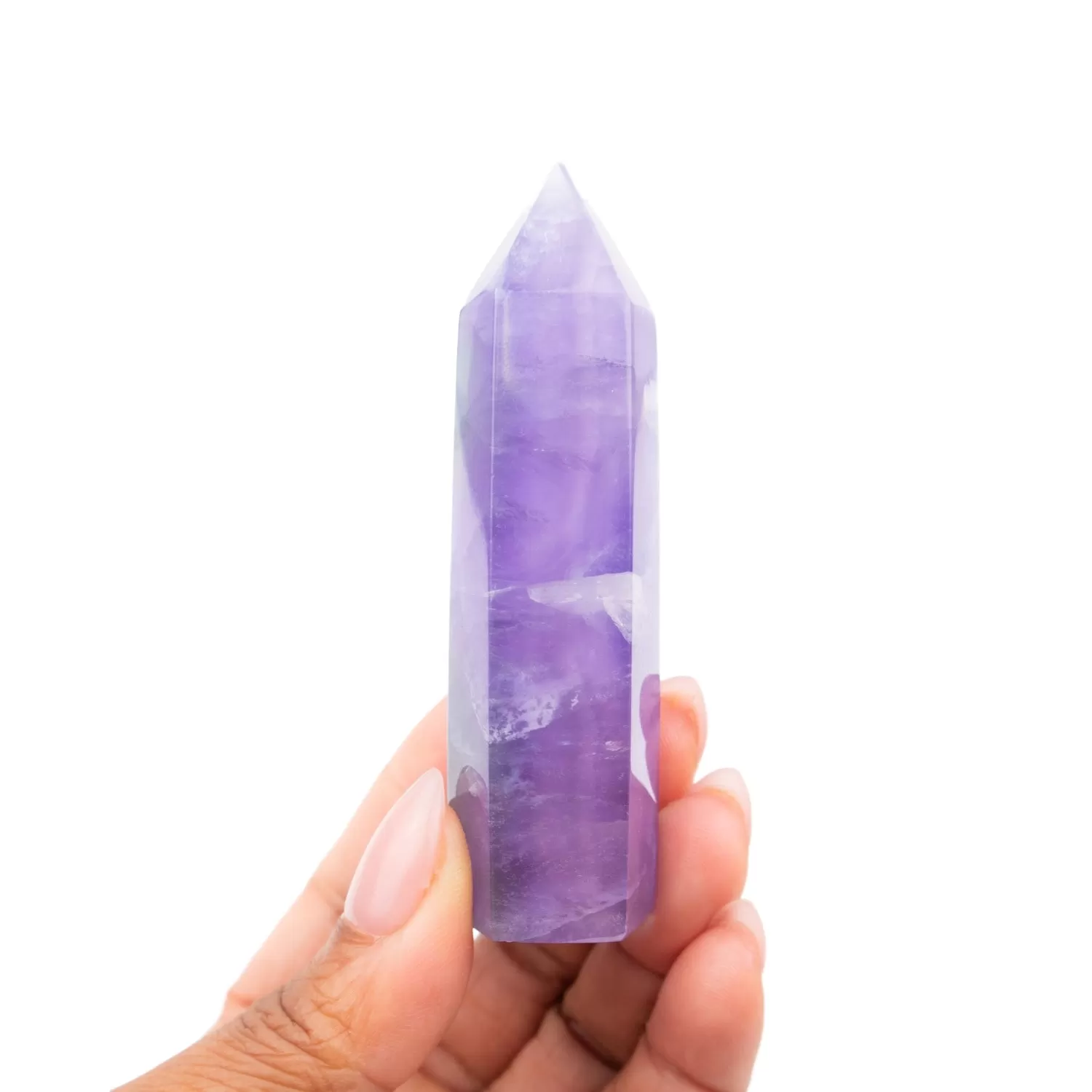 Violet Purple Fluorite Point