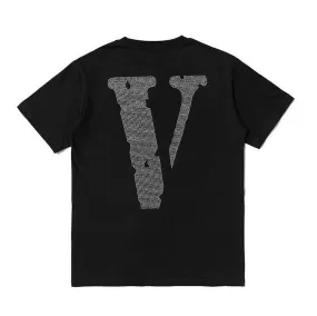 VLONE Friends Rhinestone Tee Black