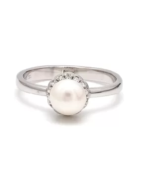 White Pearl Ring