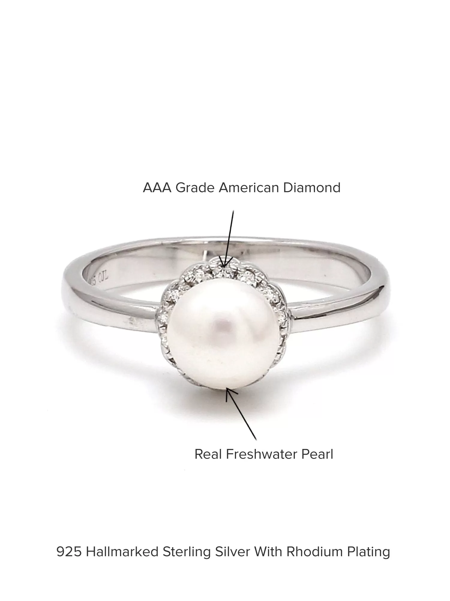 White Pearl Ring