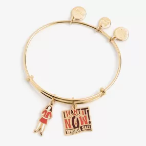 Willy Wonka Veruca 'I Want it Now!' Charm Bangle